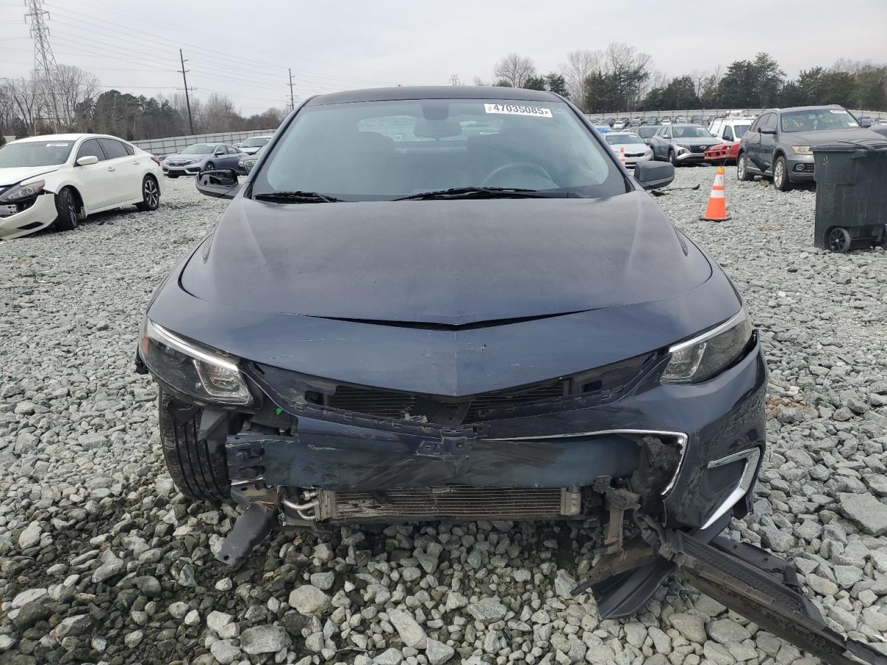 2016 Chevrolet Malibu VIN 1G1ZB5ST5GF202077 Copart auction photo, front end / side damage thumbnail 5