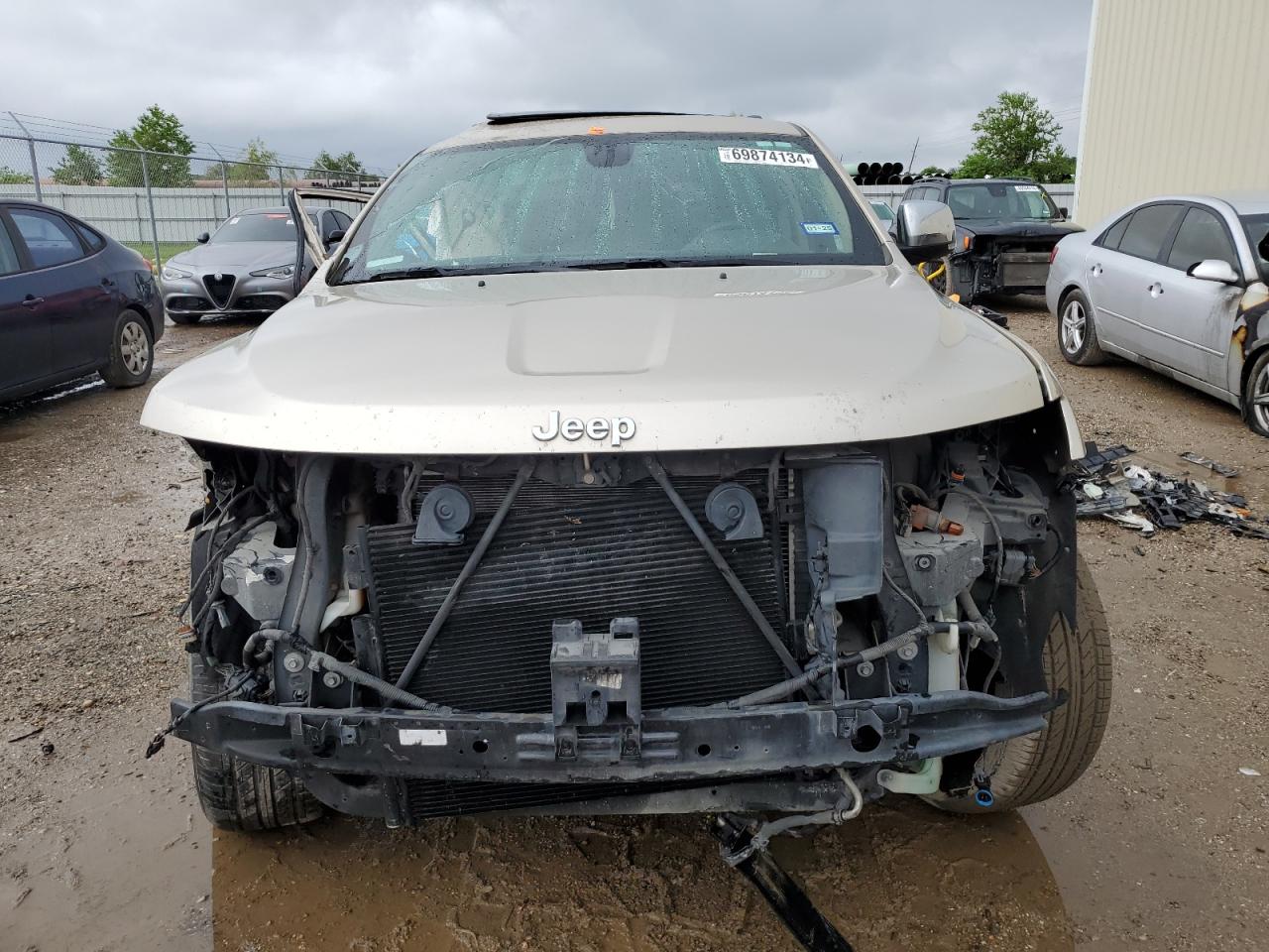 2014 Jeep Grand Cherokee VIN 1C4RJEBG1EC221592 Copart auction photo, biohazard/chemical / all over damage thumbnail 5