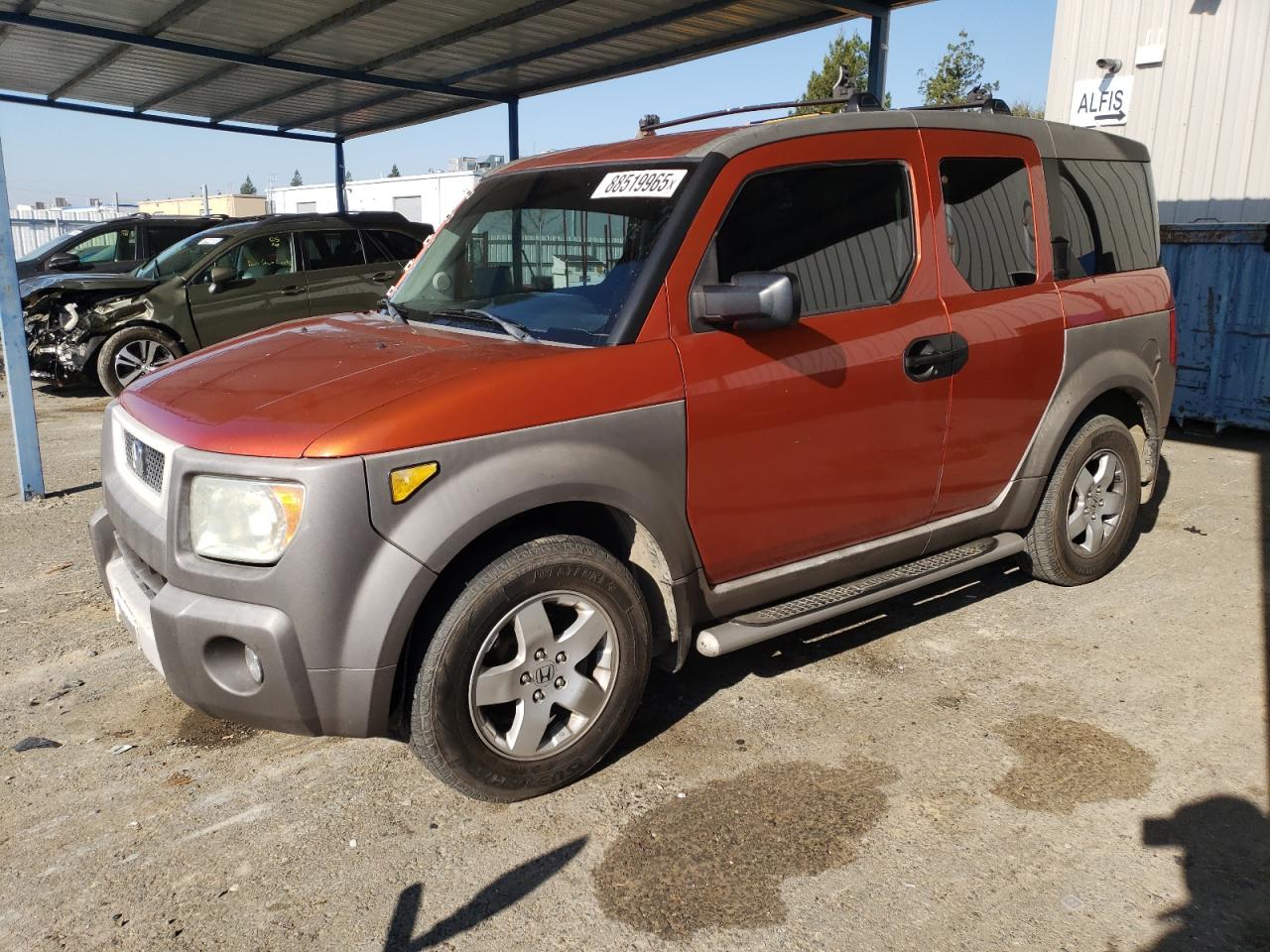 2003 Honda Element VIN 5J6YH285X3L031731