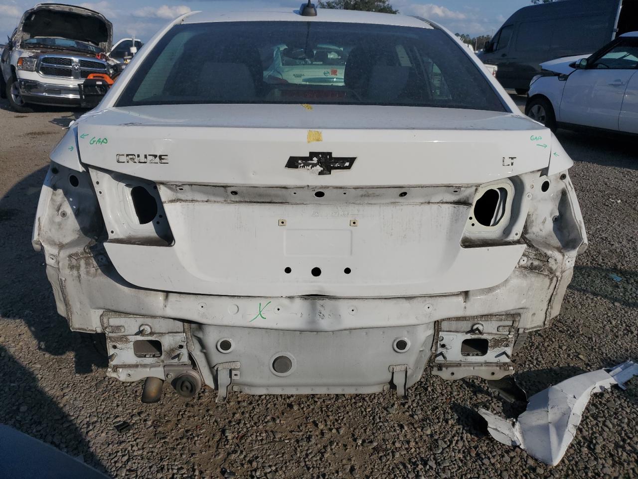 2016 Chevrolet Cruze VIN 1G1PE5SB4G7126528 Copart auction photo, rear end damage thumbnail 6