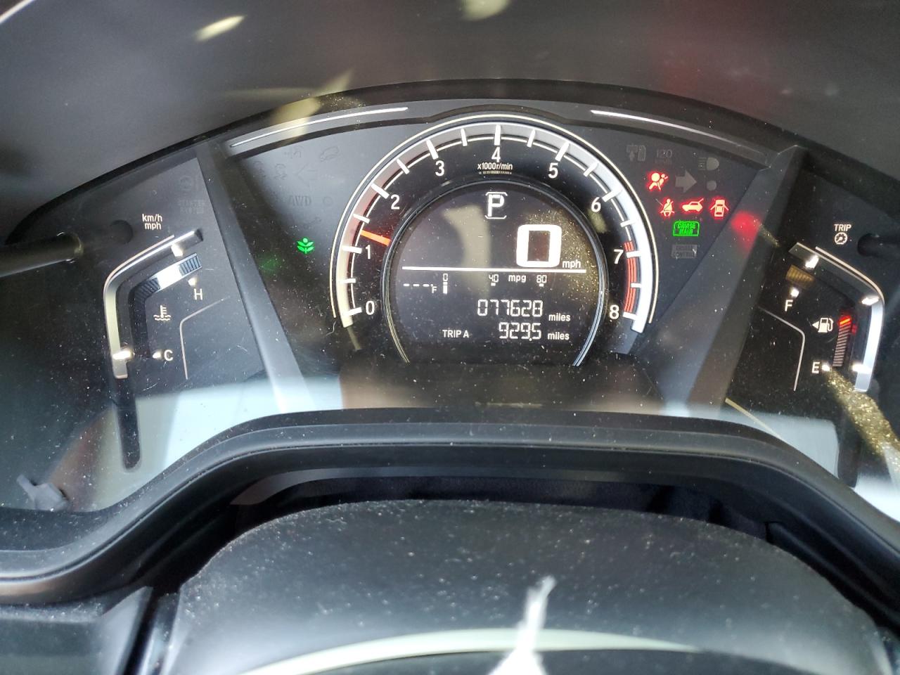 2018 Honda CR-V VIN 2HKRW6H3XJH203604 Copart auction photo, front end / rear end damage thumbnail 9