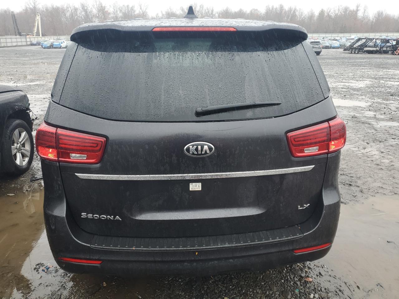 2021 KIA Sedona VIN KNDMB5C15M6663385 Copart auction photo, front end / side damage thumbnail 6