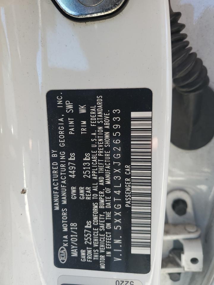 2018 KIA Optima VIN 5XXGT4L3XJG265933 Copart auction photo, front end damage thumbnail 13