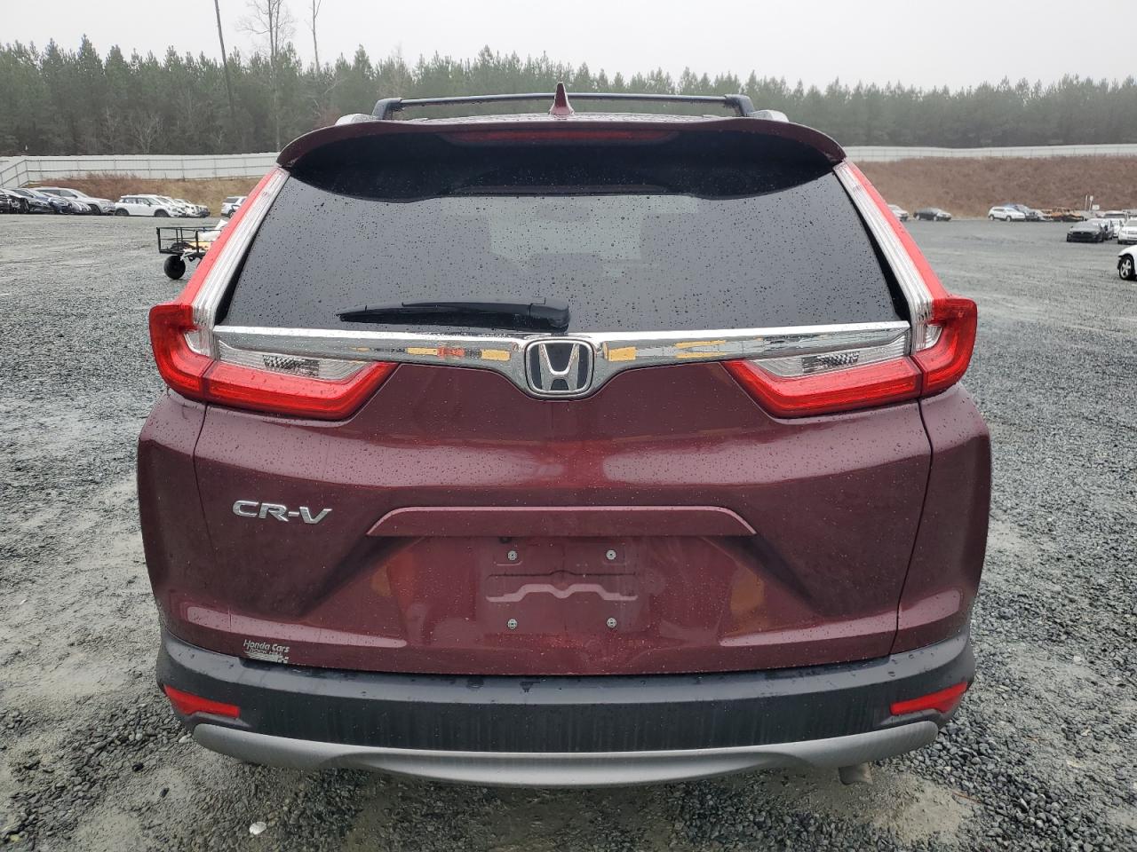 2018 Honda CR-V VIN 7FARW1H83JE055703 Copart auction photo, front end / undercarriage damage thumbnail 6