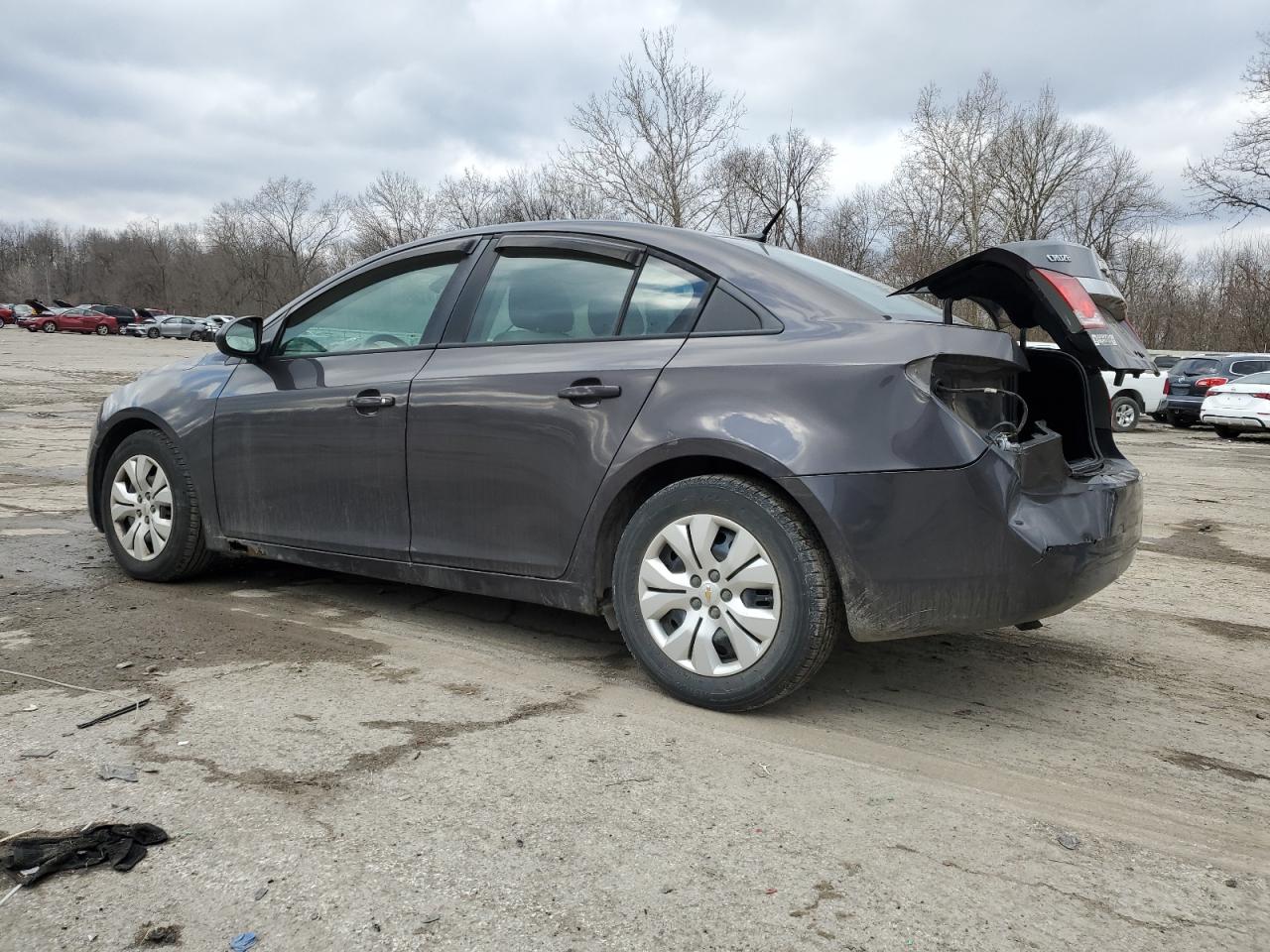 2014 Chevrolet Cruze VIN 1G1PA5SGXE7413022 Copart auction photo, rear end / front end damage thumbnail 2