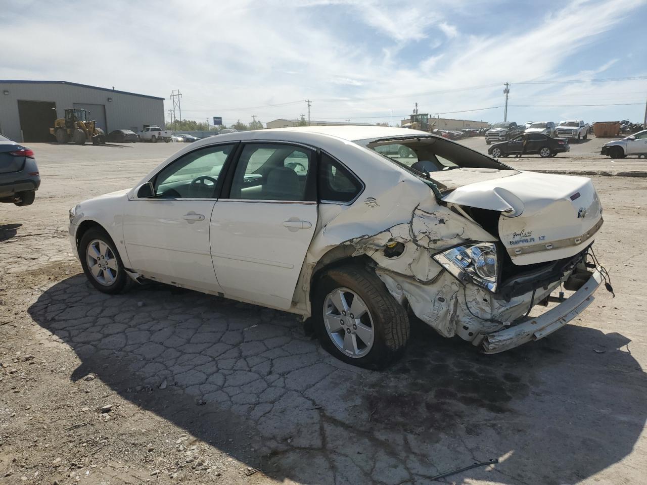 2007 Chevrolet Impala VIN 2G1WT58KX79158679 Copart auction photo, rear end / side damage thumbnail 2