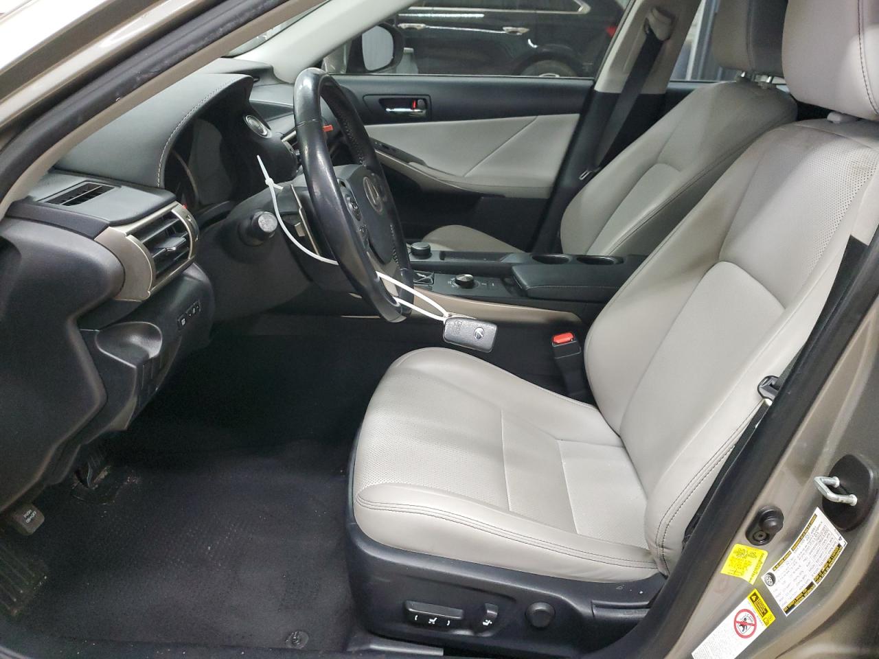 2015 Lexus IS VIN JTHBF1D26F5079502 Copart auction photo, side damage thumbnail 7