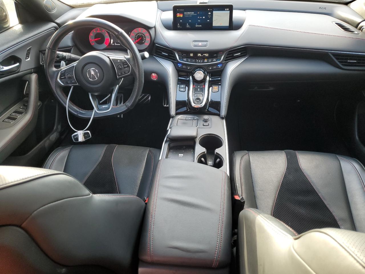 2021 Acura TLX VIN 19UUB6F58MA003215 Copart auction photo, replaced vin damage thumbnail 8