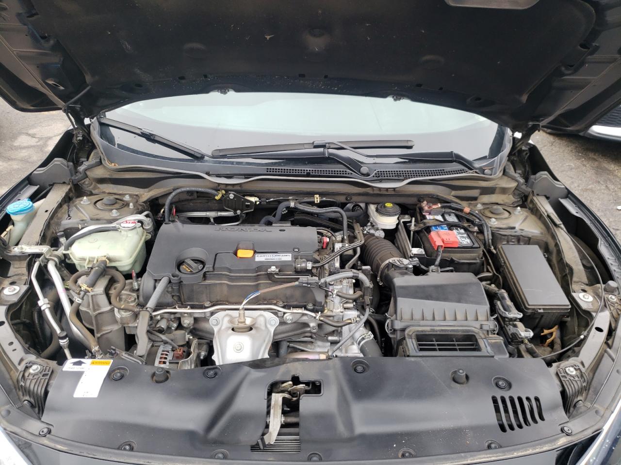 2017 Honda Civic VIN 19XFC2F77HE077338 Copart auction photo, rear end damage thumbnail 11