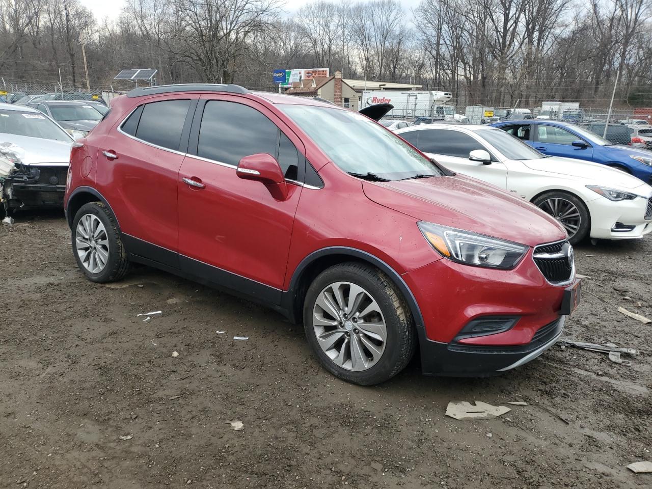 2019 Buick Encore VIN KL4CJASBXKB856325 Copart auction photo, side damage thumbnail 4