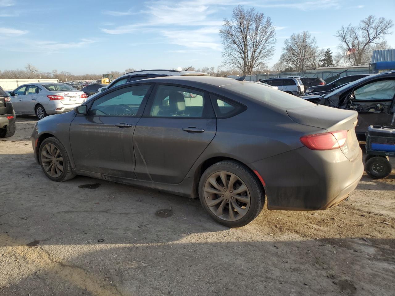 2015 Chrysler 200 VIN 1C3CCCDG9FN540556 Copart auction photo, side / front end damage thumbnail 2