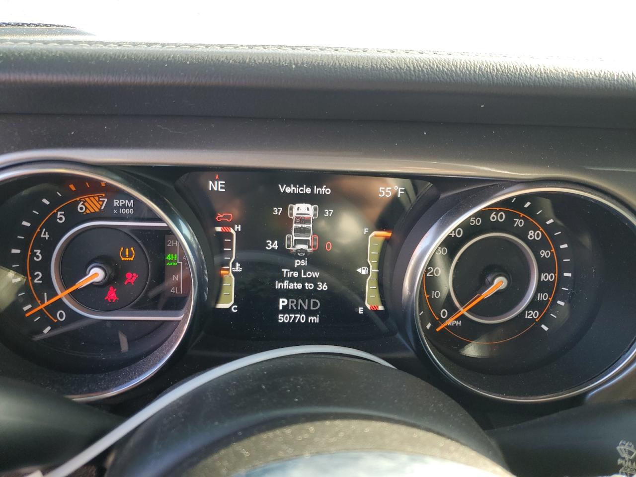 2019 Jeep Wrangler VIN 1C4HJXEN3KW552024 Copart auction photo, front end damage thumbnail 9
