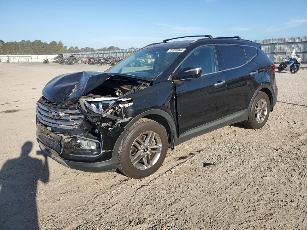 2018 Hyundai Santa Fe VIN 5XYZU3LB8JG554909