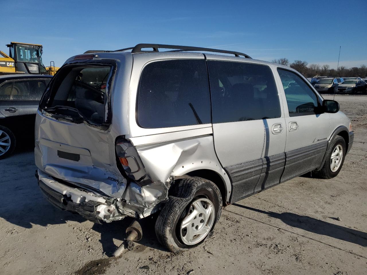 2003 Pontiac Montana VIN 1GMDU03E13D145103 Copart auction photo, rear end damage thumbnail 3