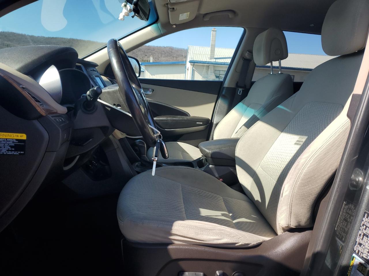 2014 Hyundai Santa Fe VIN KM8SMDHFXEU052227 Copart auction photo, front end damage thumbnail 7
