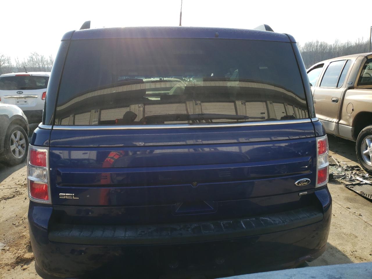 2014 Ford Flex VIN 2FMHK6C83EBD41296 Copart auction photo, front end / undercarriage damage thumbnail 6