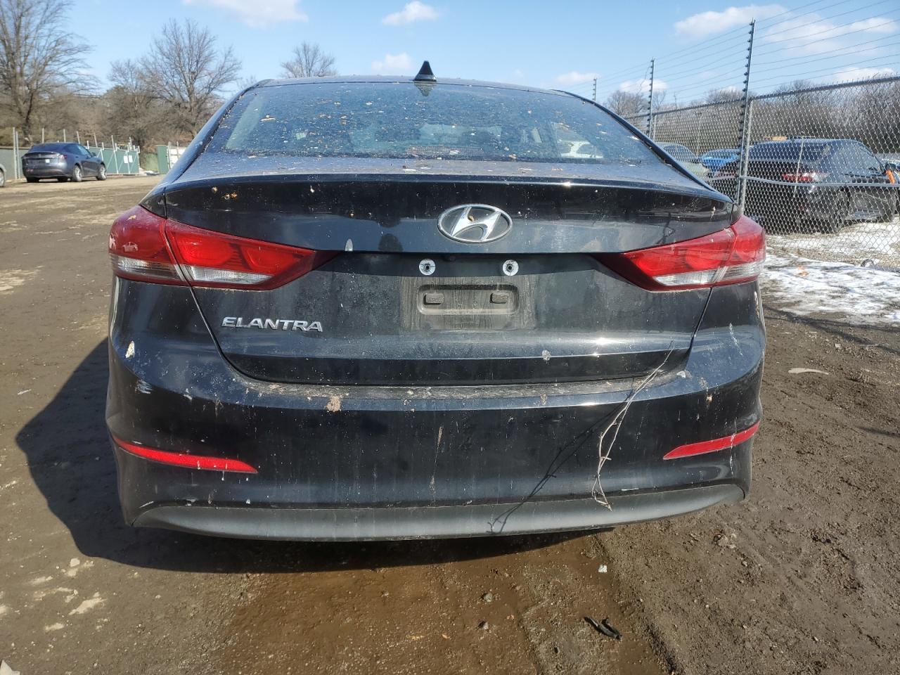 2018 Hyundai Elantra VIN 5NPD84LF4JH220571 Copart auction photo, front end / side damage thumbnail 6