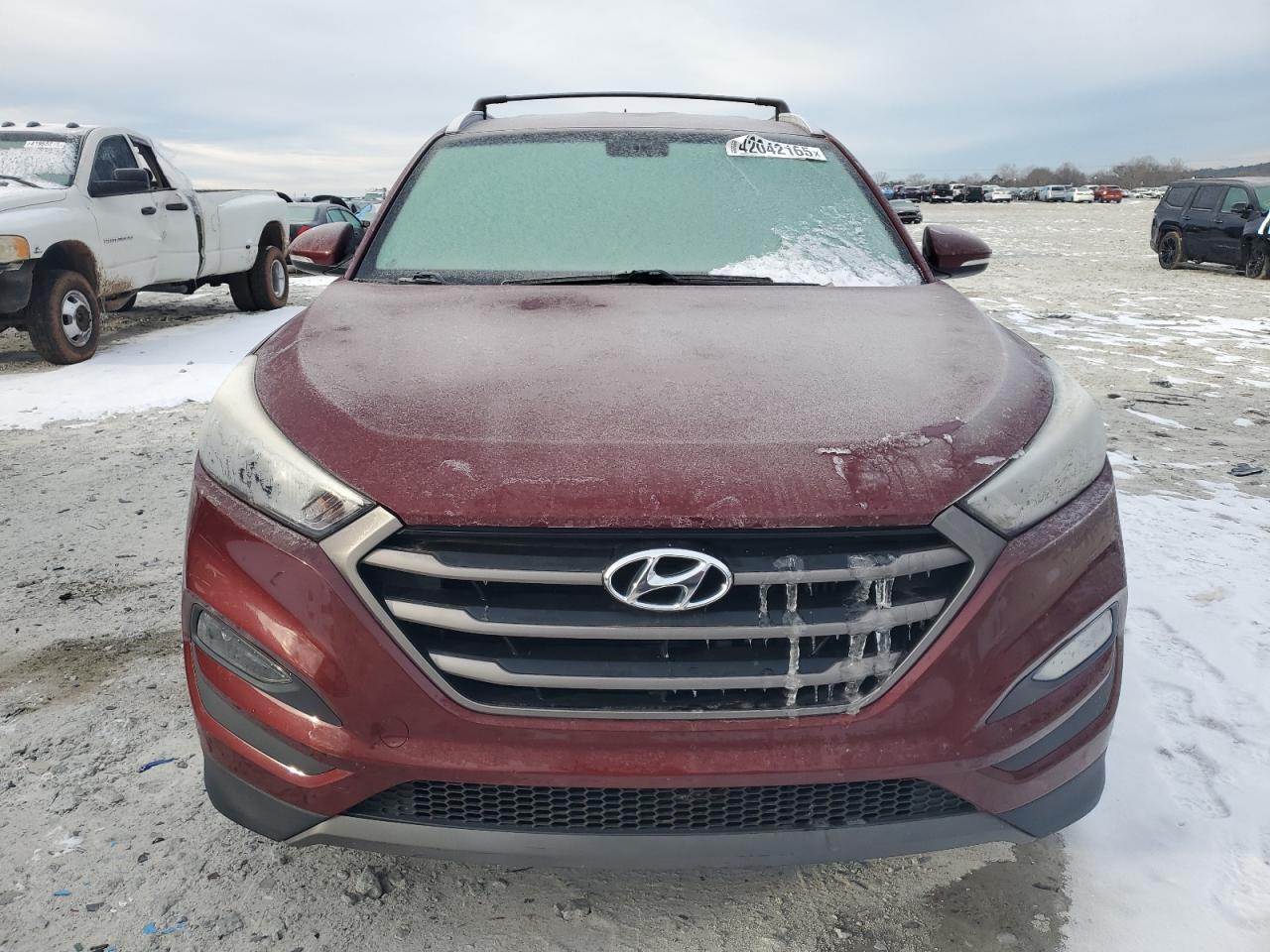 2016 Hyundai Tucson VIN KM8J33A28GU146111 Copart auction photo, mechanical damage thumbnail 5