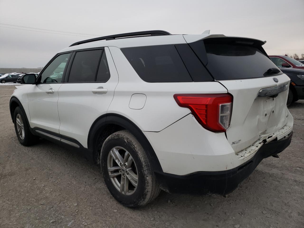 2020 Ford Explorer VIN 1FMSK8DH5LGD04353 Copart auction photo, front end / rear end damage thumbnail 2