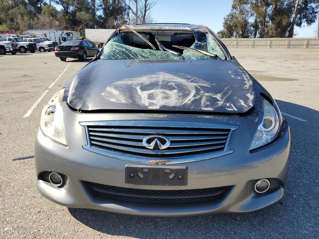 2013 Infiniti G VIN JN1CV6AP1DM726173 Copart auction photo, rollover damage thumbnail 5