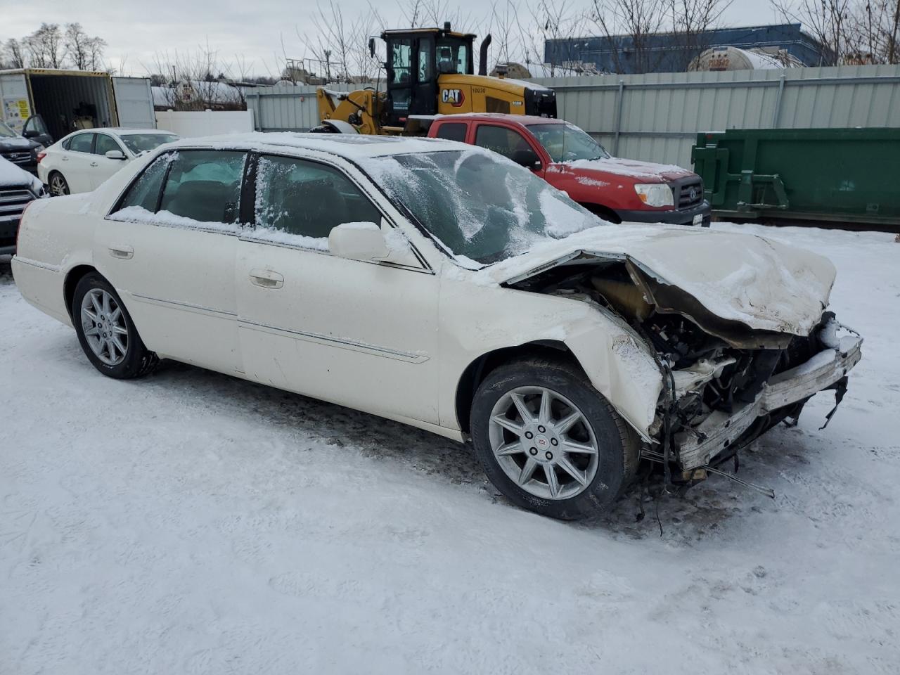 2010 Cadillac DTS VIN 1G6KD5EY7AU131691 Copart auction photo, front end / side damage thumbnail 4