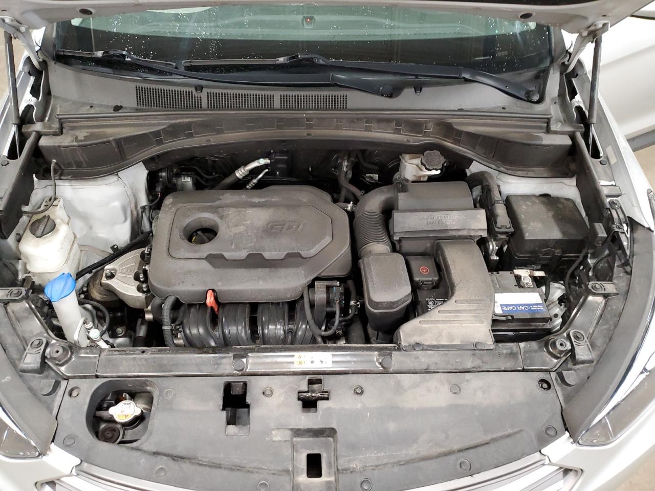 2018 Hyundai Santa Fe VIN 5XYZTDLB5JG570011 Copart auction photo, rear end damage thumbnail 12