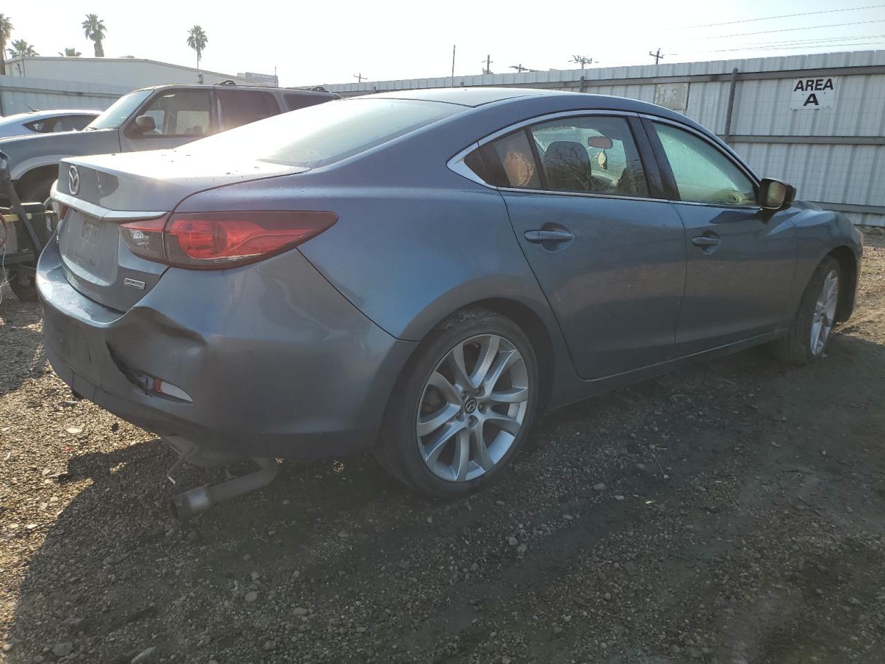 2017 Mazda 6 VIN JM1GL1V58H1115709 Copart auction photo, all over / undercarriage damage thumbnail 3