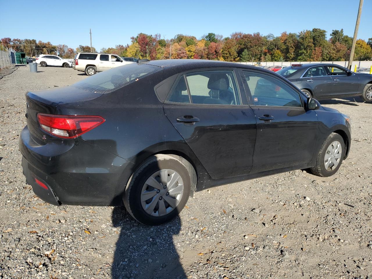 2020 KIA Rio VIN 3KPA24AD5LE357242 Copart auction photo, front end / undercarriage damage thumbnail 3