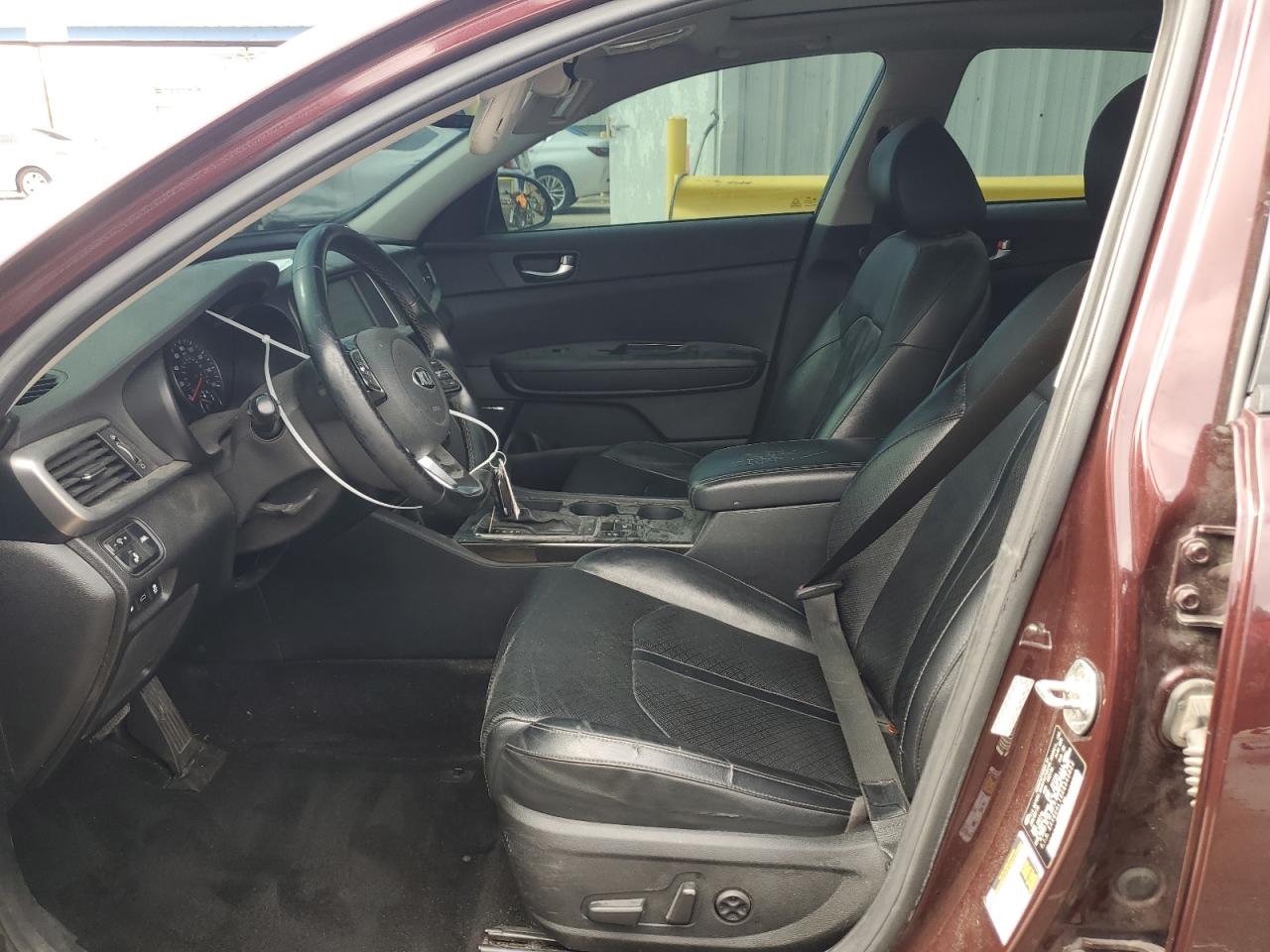 2019 KIA Optima VIN 5XXGU4L10KG345822 Copart auction photo, rear end damage thumbnail 7