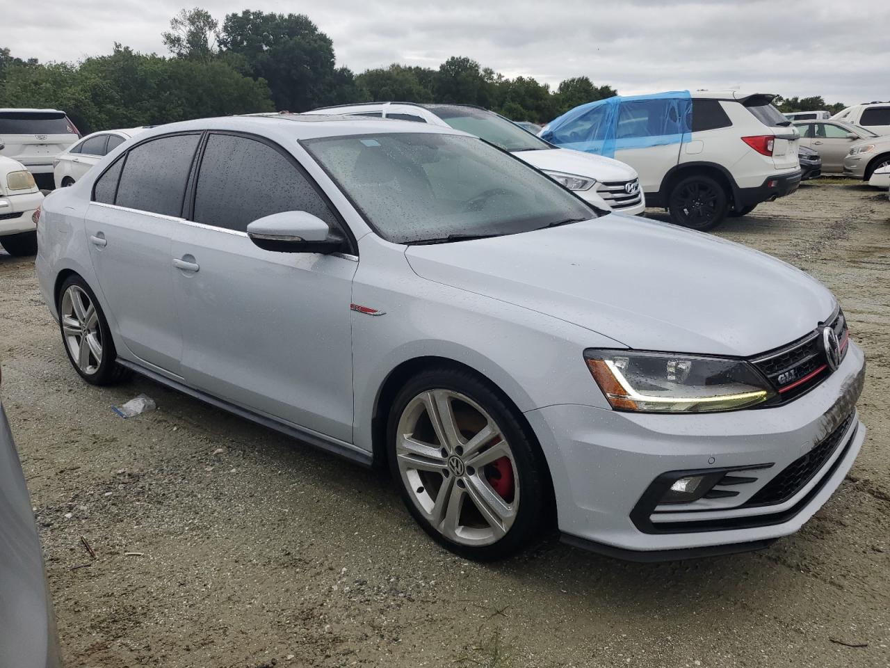 2017 Volkswagen Jetta VIN 3VW4T7AJXHM355689 Copart auction photo, water/flood damage thumbnail 4