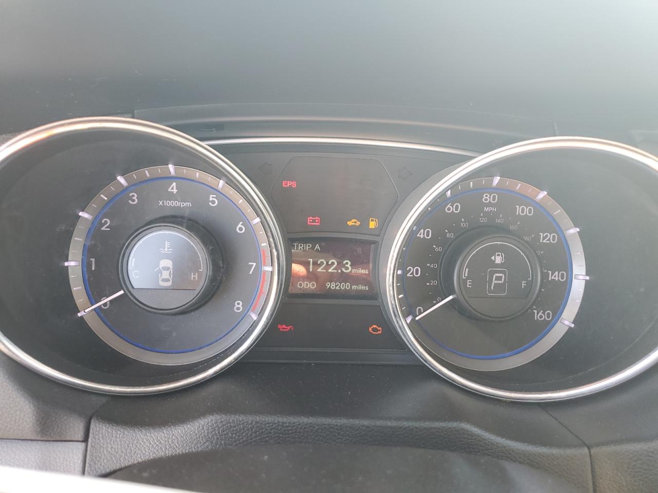 2013 Hyundai Sonata VIN 5NPEC4AC0DH708738 Copart auction photo, rear end / damage history damage thumbnail 9