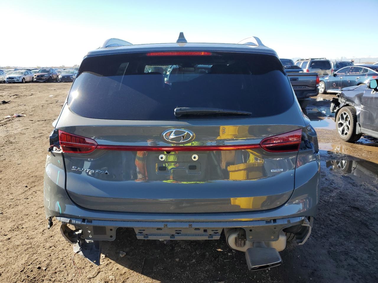 2022 Hyundai Santa Fe VIN 5NMS3DAJ1NH470169 Copart auction photo, rear end damage thumbnail 6