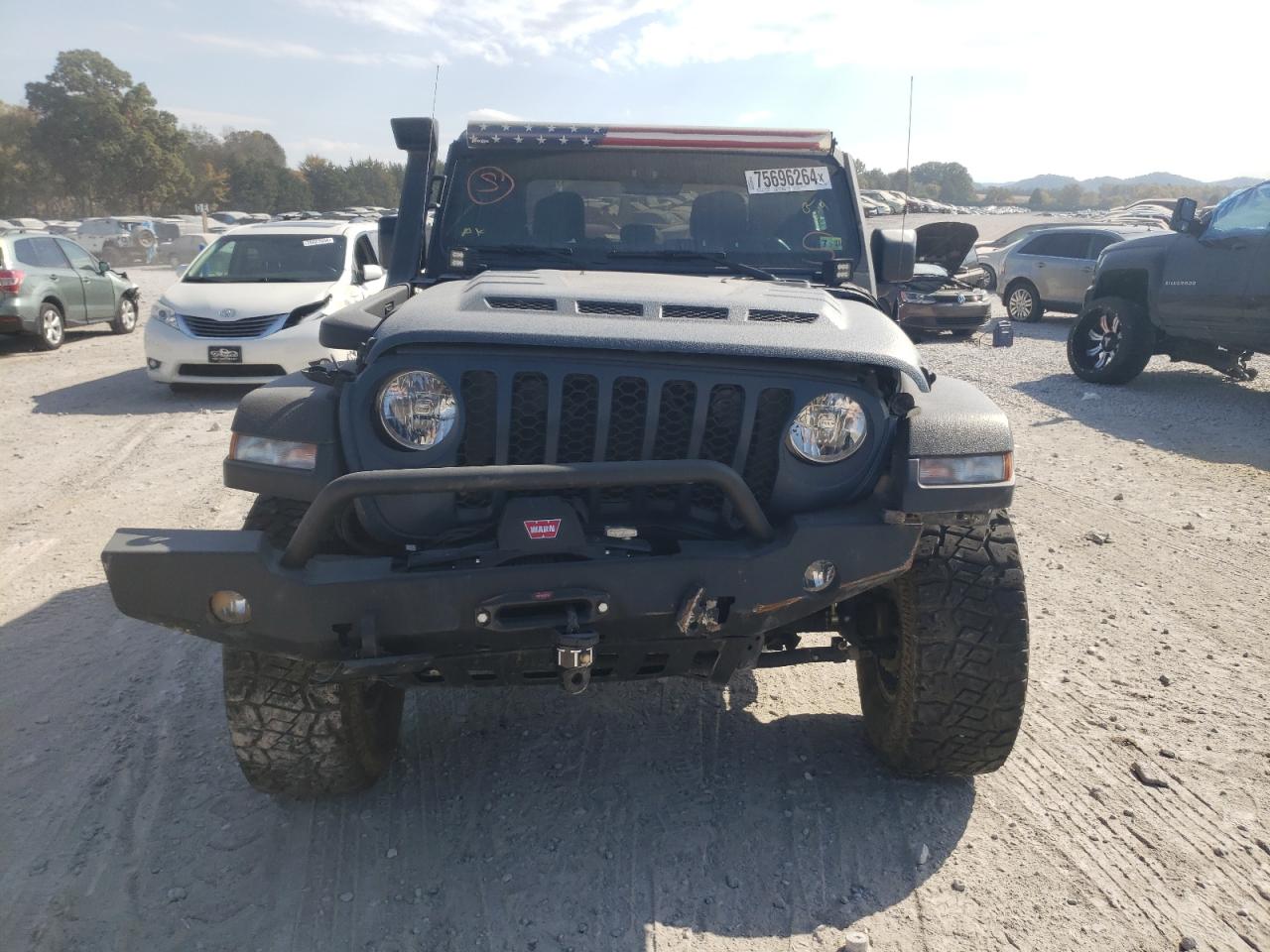 2021 Jeep Gladiator VIN 1C6HJTAG4ML500297 Copart auction photo, front end damage thumbnail 5