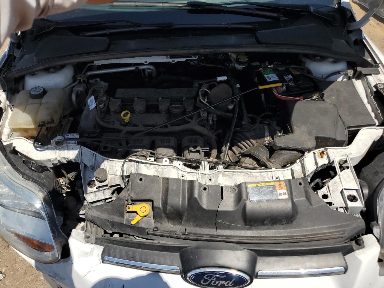 2013 Ford Focus VIN 1FADP3E29DL351928 Copart auction photo, front end damage thumbnail 11