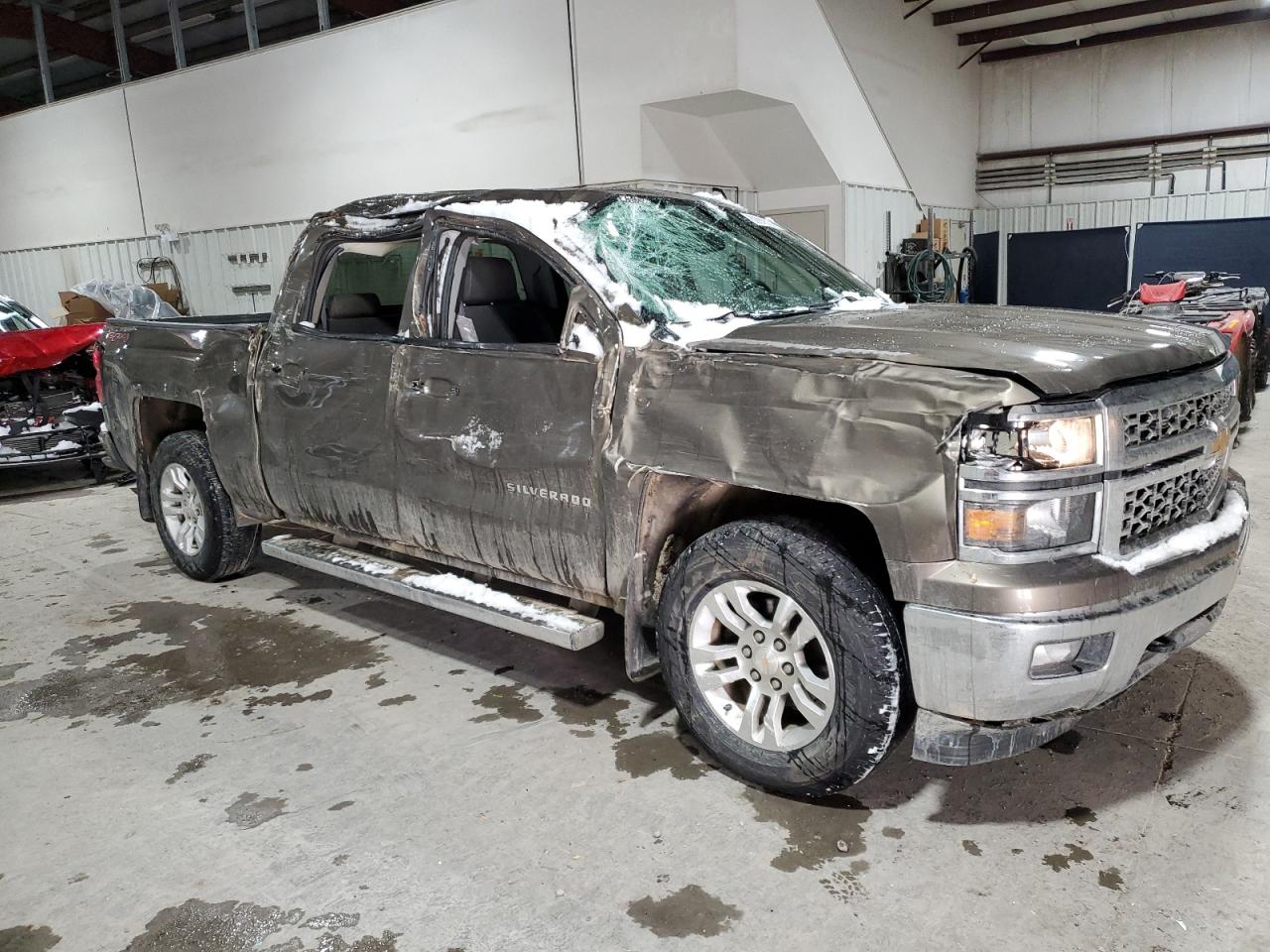 2014 Chevrolet Silverado VIN 3GCUKREC0EG310560 Copart auction photo, rollover damage thumbnail 4