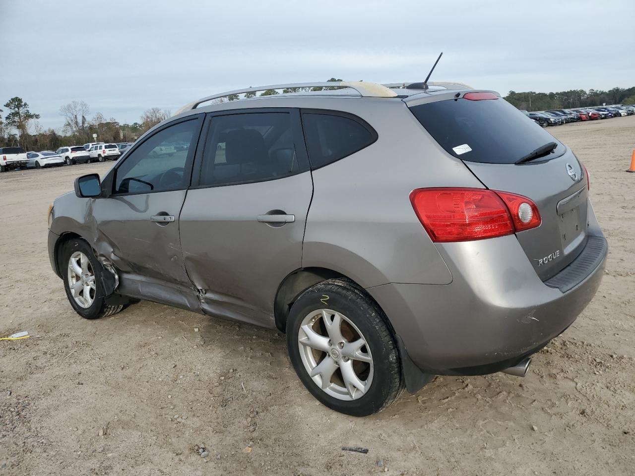 2008 Nissan Rogue VIN JN8AS58V78W404700 Copart auction photo, side damage thumbnail 2