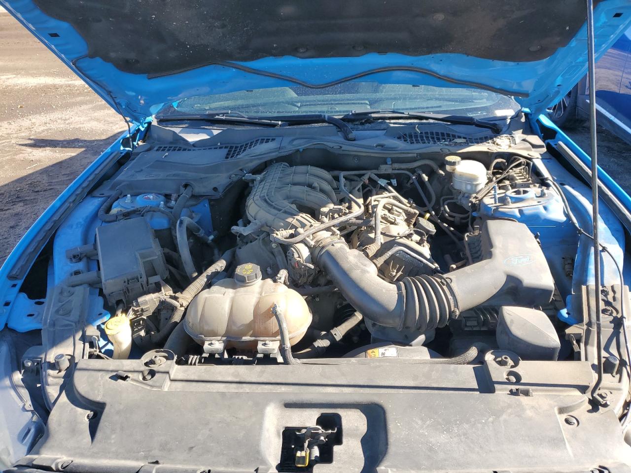 2017 Ford Mustang VIN 1FA6P8AM3H5202289 Copart auction photo, rear end damage thumbnail 11