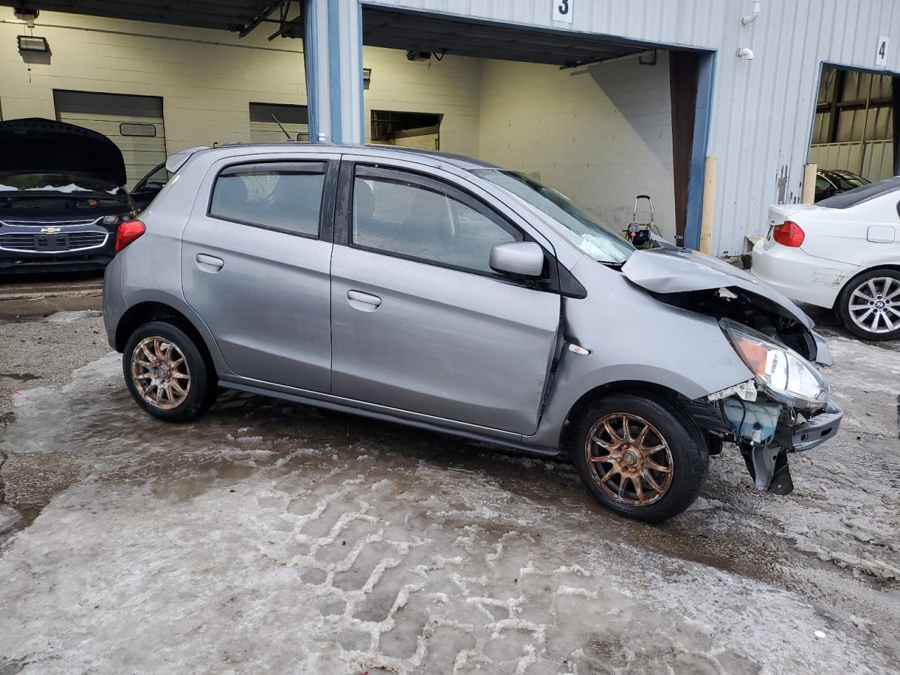 2019 Mitsubishi Mirage VIN ML32A3HJ3KH011456 Copart auction photo, front end damage thumbnail 4