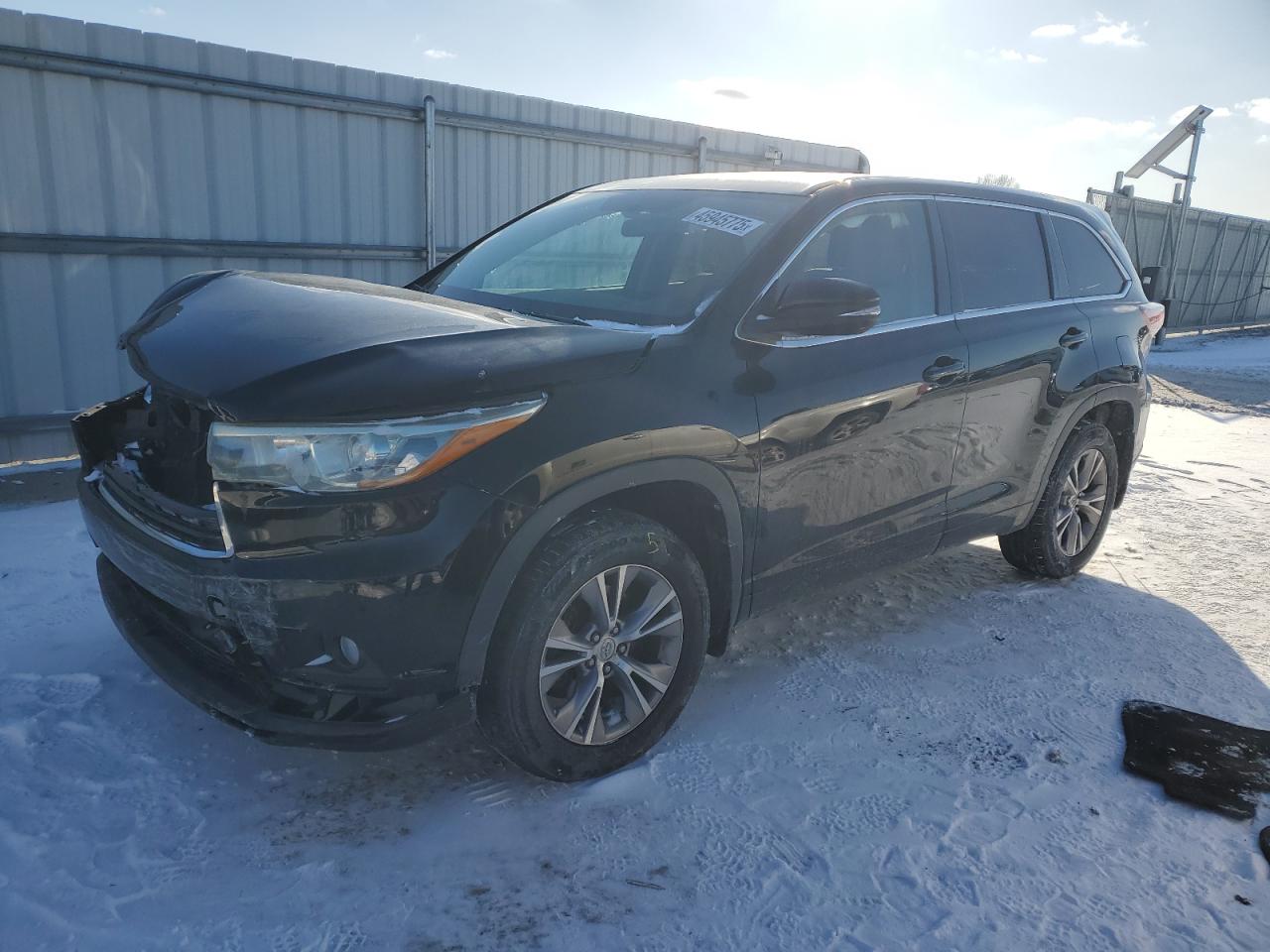 2015 Toyota Highlander VIN 5TDBKRFH9FS166723