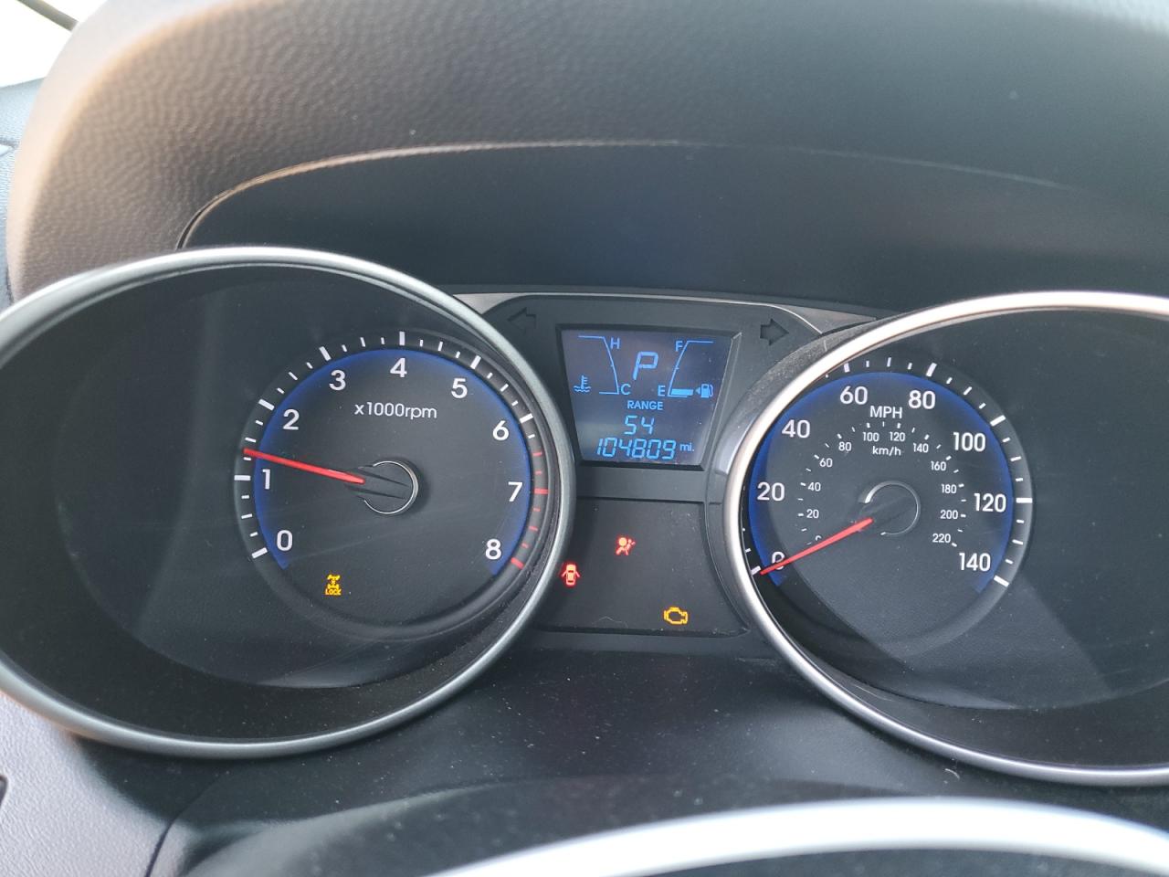 2011 Hyundai Tucson VIN KM8JUCAC7BU315422 Copart auction photo, front end damage thumbnail 9