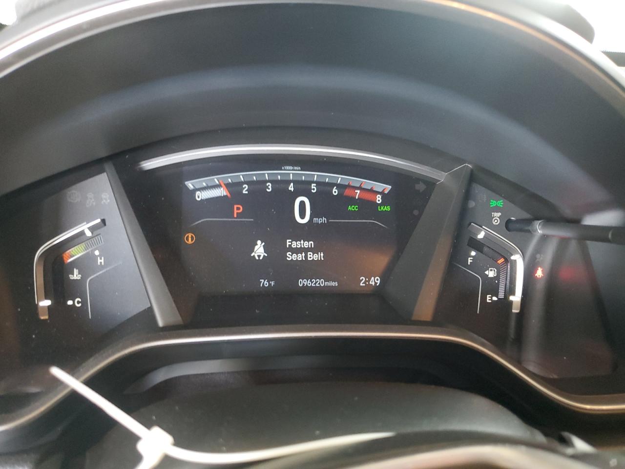 2019 Honda CR-V VIN 5J6RW1H81KA046630 Copart auction photo, front end damage thumbnail 9