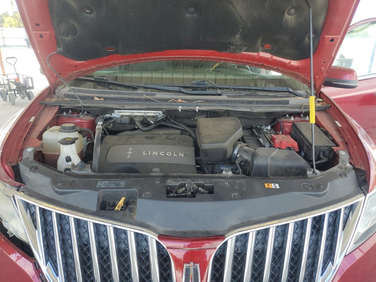 2014 Lincoln MKX VIN 2LMDJ6JK5EBL08045 Copart auction photo, front end / minor dent/scratches damage thumbnail 13