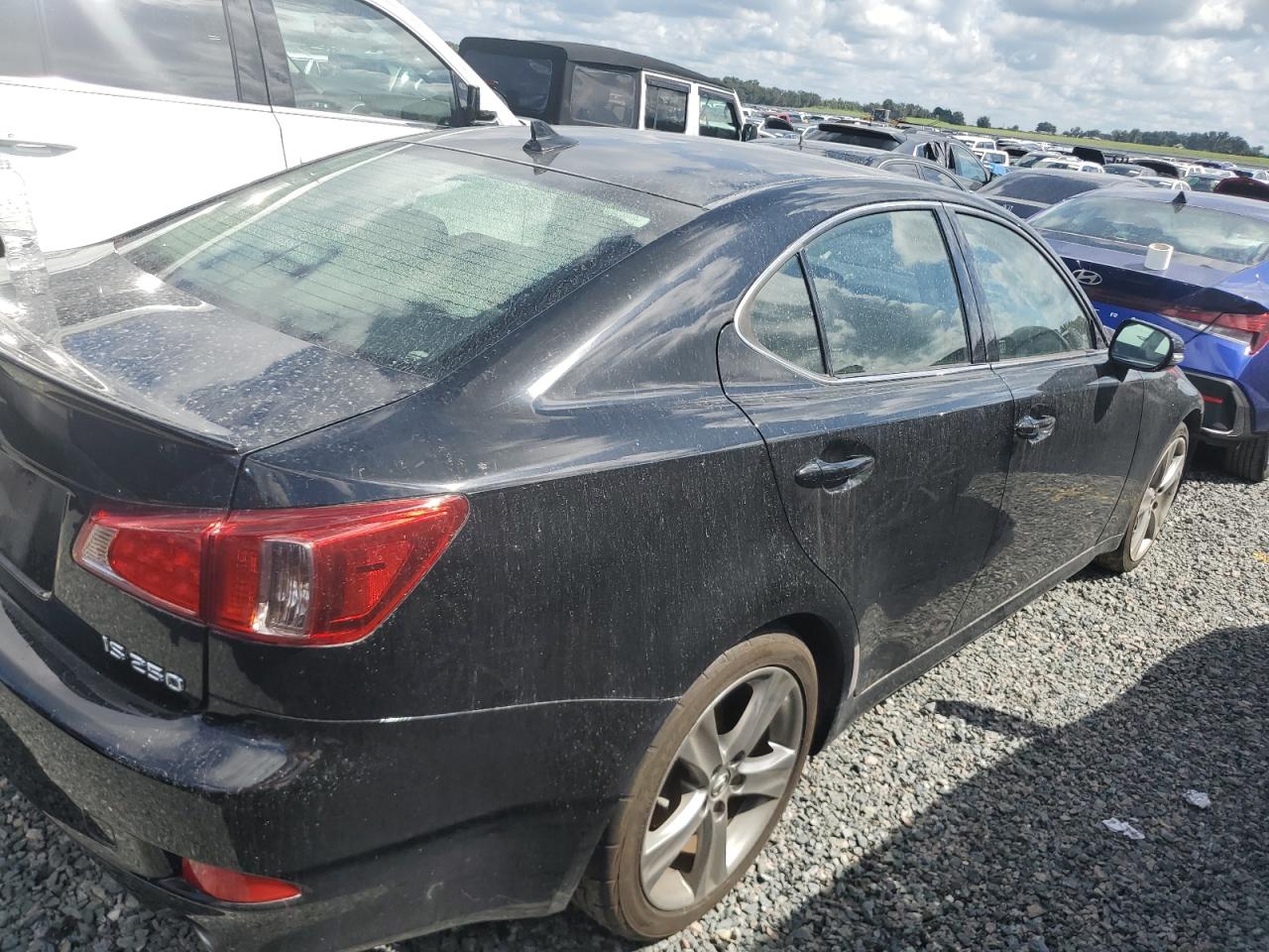2012 Lexus IS VIN JTHBF5C25C5184763 Copart auction photo, water/flood damage thumbnail 3