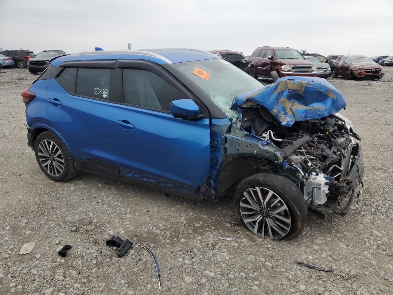 2022 Nissan Kicks VIN 3N1CP5CV2NL497899 Copart auction photo, all over damage thumbnail 4