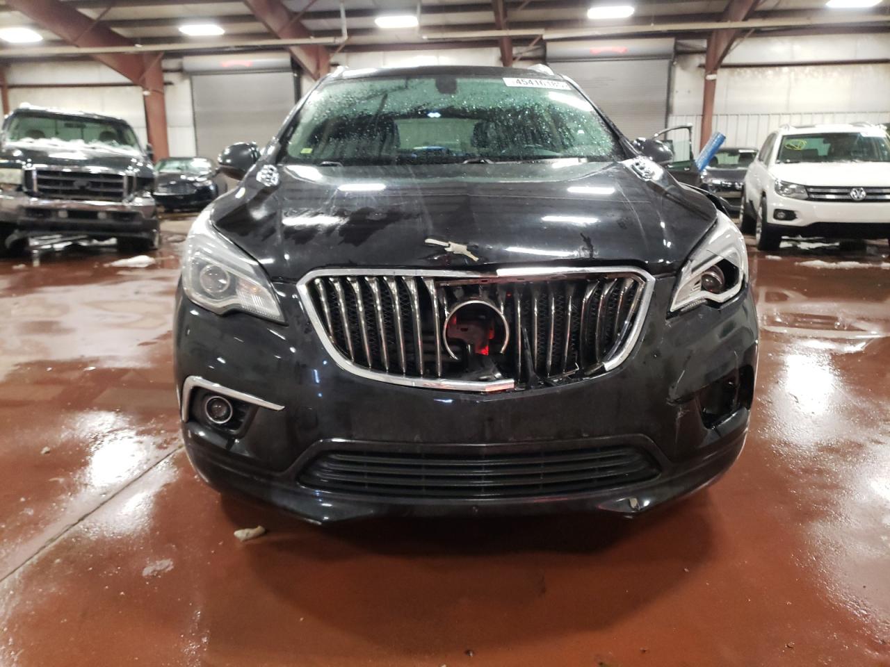 2017 Buick Envision VIN LRBFXDSAXHD045520 Copart auction photo, front end / side damage thumbnail 5