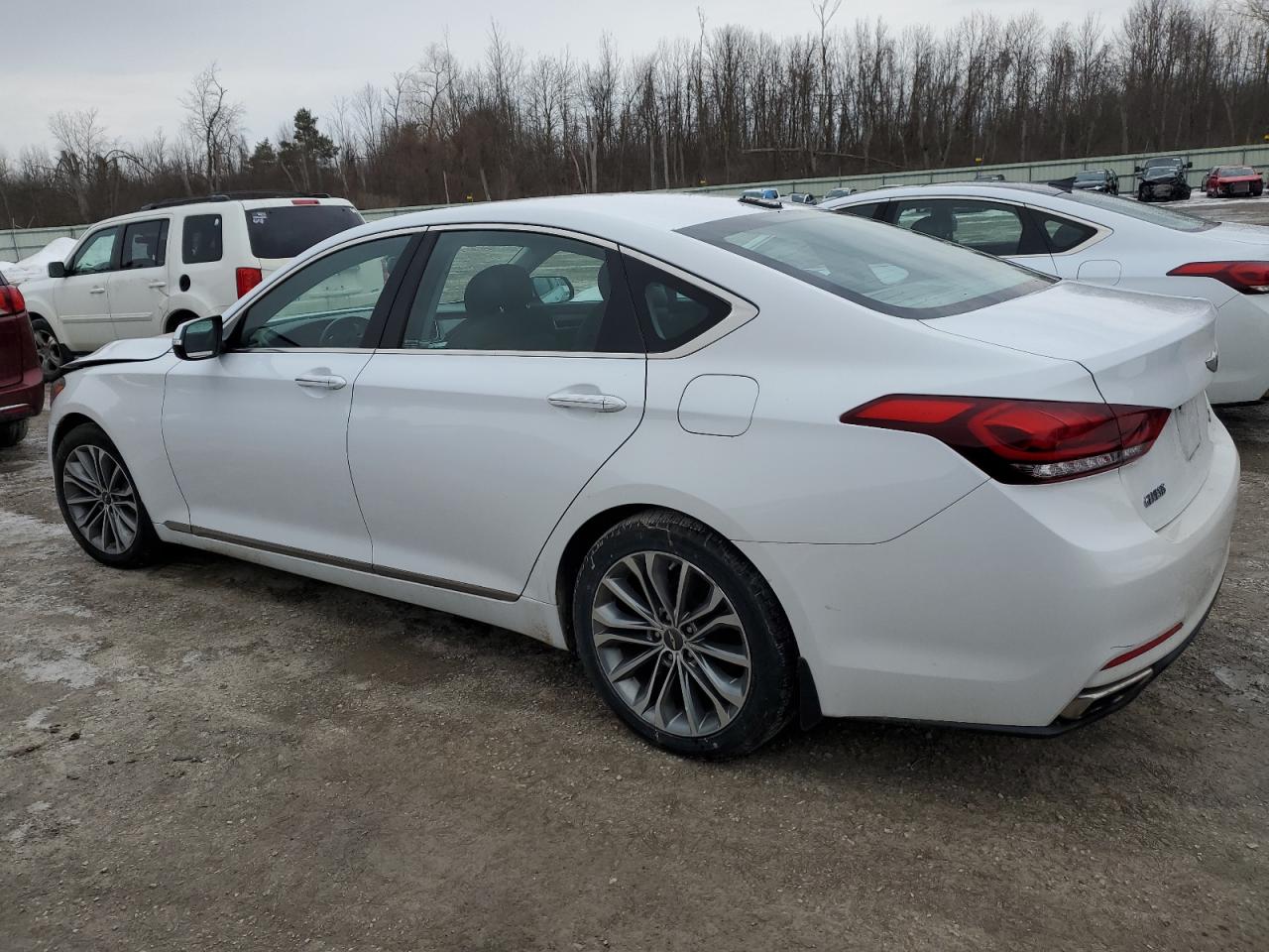 2015 Hyundai Genesis VIN KMHGN4JE2FU099466 Copart auction photo, front end damage thumbnail 2