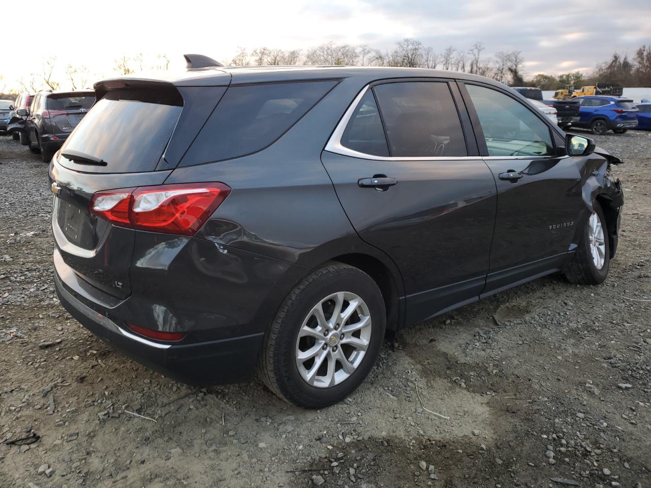 2019 Chevrolet Equinox VIN 2GNAXKEV8K6196366 Copart auction photo, front end / undercarriage damage thumbnail 3