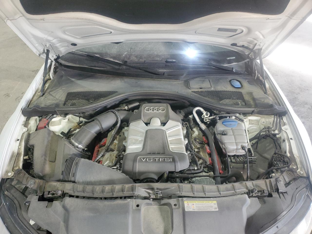 2014 Audi A6 VIN WAUFGAFC5EN042491 Copart auction photo, front end damage thumbnail 13