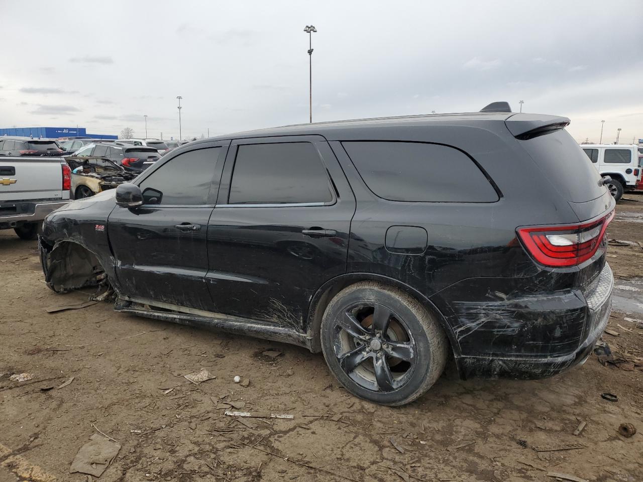 2018 Dodge Durango VIN 1C4SDJCT7JC283120 Copart auction photo, front end / side damage thumbnail 2