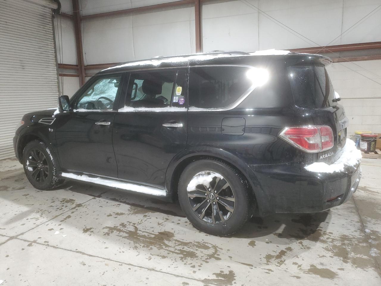 2020 Nissan Armada VIN JN8AY2NE6L9780247 Copart auction photo, side / front end damage thumbnail 2